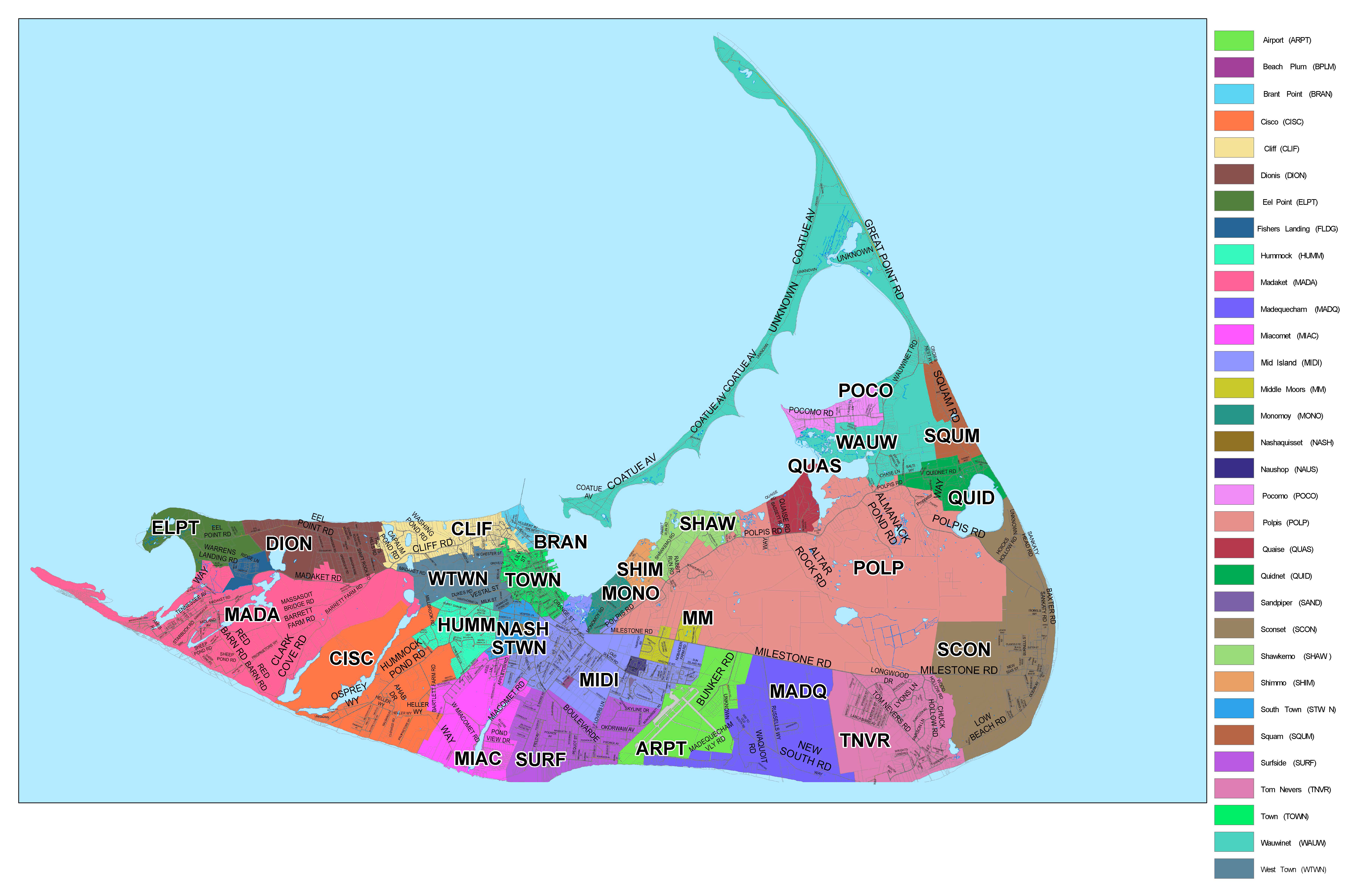 Areas Map